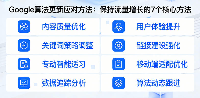 Google算法更新应对方法：保持流量增长的7个核心方法