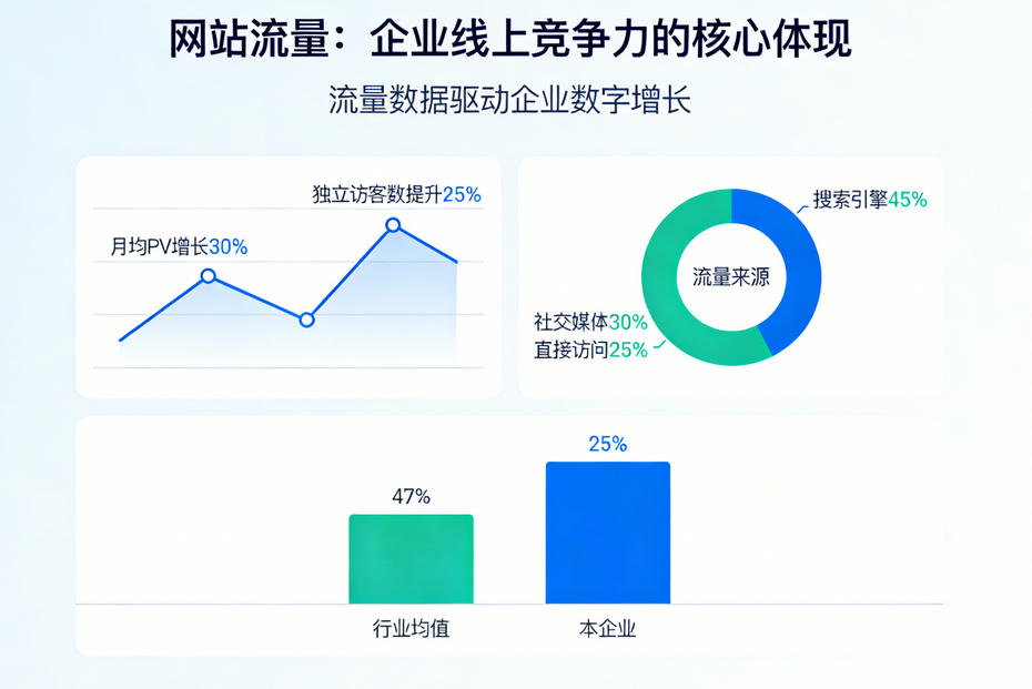 网站流量：企业线上竞争力的核心体现
